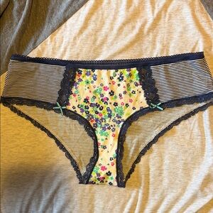 Victoria's Secret Blue and White Striped HipHugger